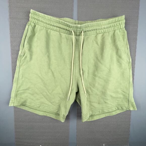 Allbirds Green Sweat Shorts Men’s Large Sustainable Athleisure Lounge Wear - Picture 1 of 6
